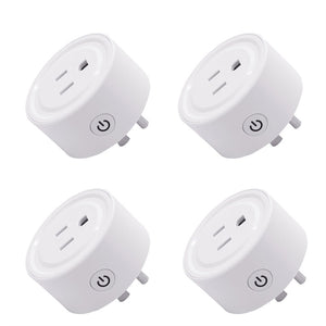 EPULA Smart Plug 4pc Smart WiFi Power Socket US Plug WIFI Switch For Google Home App Control/Amazon Alexa Connected By WiFi