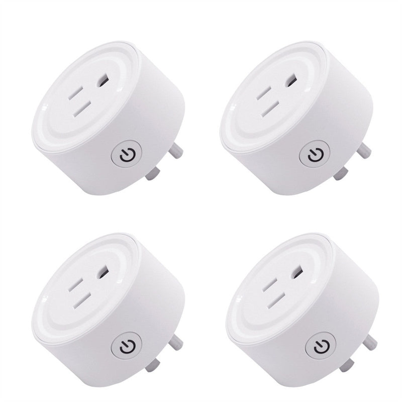 EPULA Smart Plug 4pc Smart WiFi Power Socket US Plug WIFI Switch For Google Home App Control/Amazon Alexa Connected By WiFi